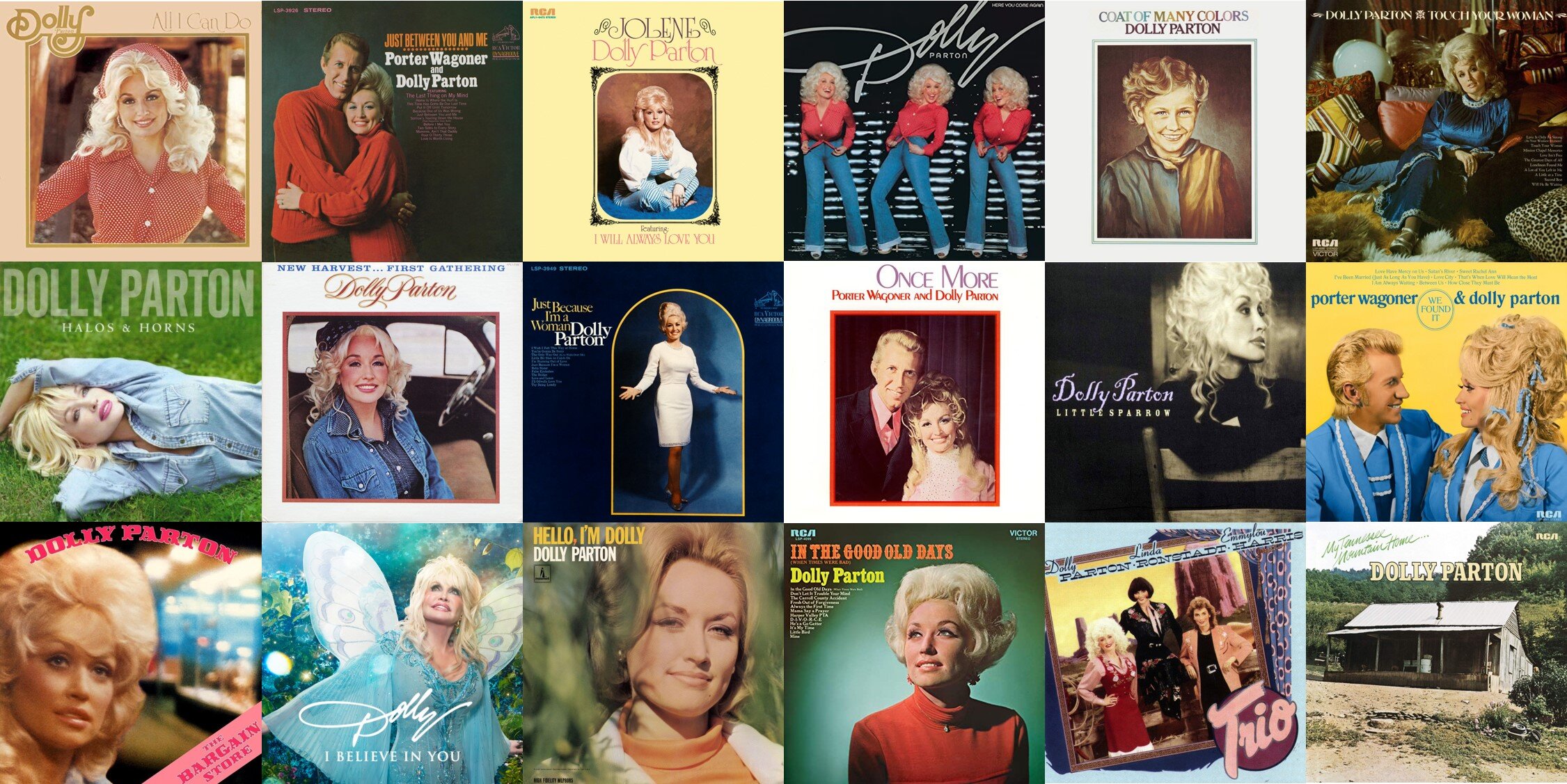 DOLLY PARTON-DISCOGRAPHY